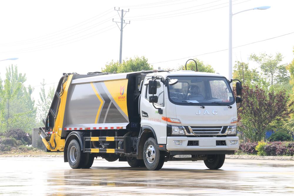 9方壓縮垃圾車-江淮駿鈴V7國六9方壓縮式垃圾車廠家價(jià)格