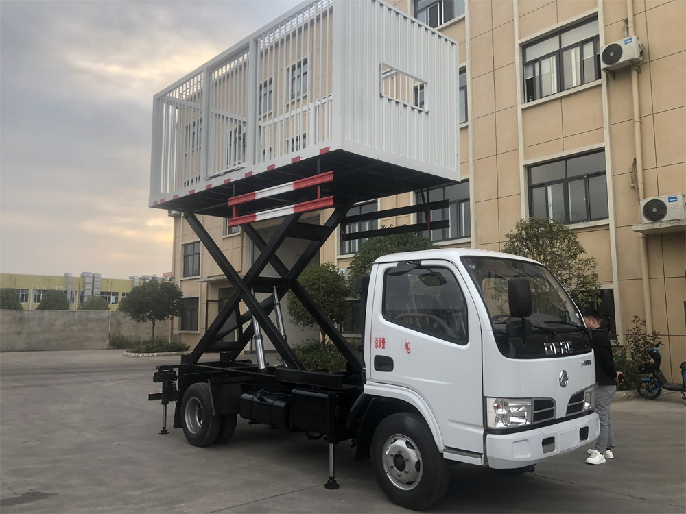 升降倉蘭運輸車 運豬升降車簡易運豬轉運車帶升降功能